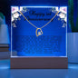 One Year Anniversary Gift For Wife - Keepsake Acrylic Necklace Bundle