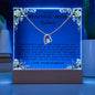 Gift For Brife From Groom - Keepsake Acrylic Necklace Bundle - A75