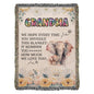 Gift For Grandma - A Timeless Tapestry of Love: Heirloom Woven Blanket