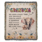 Gift For Grandma - A Timeless Tapestry of Love: Heirloom Woven Blanket