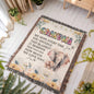Gift For Grandma - A Timeless Tapestry of Love: Heirloom Woven Blanket