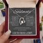 To my soulmate necklace - Gifts For Wife, Girlfriend, Fiancé On Birthday, Christmas, Valentine, Mother's Day