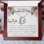 To My Daughter Gifts From Dad - Daughter Necklace Gift For Christmas, Thanksgiving, Birthday, Graduation, Wedding