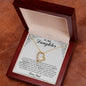 To My Daughter Gifts From Dad - Daughter Necklace Gift For Christmas, Thanksgiving, Birthday, Graduation, Wedding