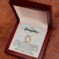 To My Daughter Gifts From Dad - Daughter Necklace Gift For Christmas, Thanksgiving, Birthday, Graduation, Wedding
