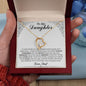 To My Daughter Gifts From Dad - Daughter Necklace Gift For Christmas, Thanksgiving, Birthday, Graduation, Wedding