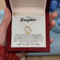 To My Daughter Gifts From Dad - Daughter Necklace Gift For Christmas, Thanksgiving, Birthday, Graduation, Wedding