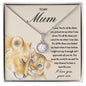 To My Mom Necklace - Gifts For Mom From Son And Daughter