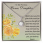 Gifts For Step Daughter - To My Bonus Daughter Necklace From Stepdad Or Stepmom