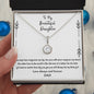 To My Daughter Gifts - Daughter Jewelry For Christmas, Thanksgiving, Birthday, Graduation, Wedding