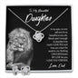 To My Daughter Gifts From Dad - Daughter Jewelry For Christmas, Thanksgiving, Birthday, Graduation, Wedding
