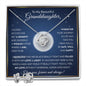 Gifts For Granddaughter - To My Granddaughter Necklace Earing Set