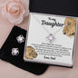 To My Daughter Gifts From Dad - Daughter Jewelry For Christmas, Thanksgiving, Birthday, Graduation, Wedding