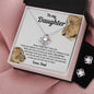 To My Daughter Gifts From Dad - Daughter Jewelry For Christmas, Thanksgiving, Birthday, Graduation, Wedding