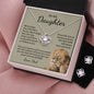 To My Daughter Gifts From Dad - Daughter Jewelry For Christmas, Thanksgiving, Birthday, Graduation, Wedding