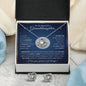 Gifts For Granddaughter - To My Granddaughter Necklace Earing Set