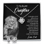 To My Daughter Gifts From Dad - Daughter Jewelry For Christmas, Thanksgiving, Birthday, Graduation, Wedding