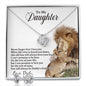 To My Daughter Gifts From Dad - Daughter Jewelry For Christmas, Thanksgiving, Birthday, Graduation, Wedding