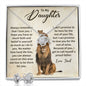 To My Daughter Gifts From Dad - Daughter Jewelry For Christmas, Thanksgiving, Birthday, Graduation, Wedding