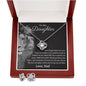 To My Daughter Gifts From Dad - Daughter Jewelry For Christmas, Thanksgiving, Birthday, Graduation, Wedding