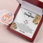 To My Daughter Gifts From Dad - Daughter Jewelry For Christmas, Thanksgiving, Birthday, Graduation, Wedding