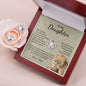 To My Daughter Gifts From Dad - Daughter Jewelry For Christmas, Thanksgiving, Birthday, Graduation, Wedding