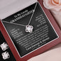 Gifts For Granddaughter - To My Granddaughter Necklace Earing Set