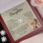 To My Daughter Gifts From Dad - Daughter Jewelry For Christmas, Thanksgiving, Birthday, Graduation, Wedding