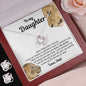To My Daughter Gifts From Dad - Daughter Jewelry For Christmas, Thanksgiving, Birthday, Graduation, Wedding