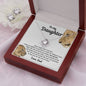 To My Daughter Gifts From Dad - Daughter Jewelry For Christmas, Thanksgiving, Birthday, Graduation, Wedding