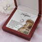 To My Daughter Gifts From Dad - Daughter Jewelry For Christmas, Thanksgiving, Birthday, Graduation, Wedding