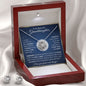 Gifts For Granddaughter - To My Granddaughter Necklace Earing Set