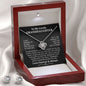 Gifts For Granddaughter - To My Granddaughter Necklace Earing Set
