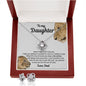 To My Daughter Gifts From Dad - Daughter Jewelry For Christmas, Thanksgiving, Birthday, Graduation, Wedding