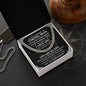 To My Man Cuban Chain Necklace, Husband Gifts from Wife, Gifts for Him - CUBAN LINK