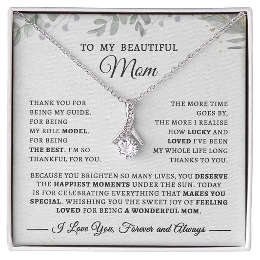 Gift For Mom From Son/Daughter - Alluring Necklace