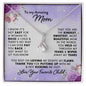 To My Mom Necklace - Gifts For Mom From Son And Daughter