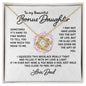 Bonus Daughter Necklace - Gift For Stepdaughter