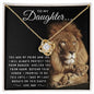 To My Daughter Gifts From Dad - Daughter Necklace Gift For Christmas, Thanksgiving, Birthday, Graduation, Wedding