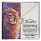 To My Daughter Gifts - Daughter Jewelry For Christmas, Thanksgiving, Birthday, Graduation, Wedding