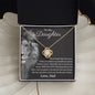 To My Daughter Gifts From Dad - Daughter Jewelry For Christmas, Thanksgiving, Birthday, Graduation, Wedding