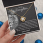 To My Daughter Gifts From Dad - Daughter Jewelry For Christmas, Thanksgiving, Birthday, Graduation, Wedding