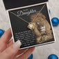 To My Daughter Gifts From Dad - Daughter Jewelry For Christmas, Thanksgiving, Birthday, Graduation, Wedding