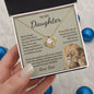 To My Daughter Gifts From Dad - Daughter Jewelry For Christmas, Thanksgiving, Birthday, Graduation, Wedding
