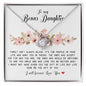 Gifts For Step Daughter - To My Bonus Daughter Necklace From Stepdad Or Stepmom