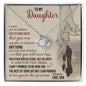 To My Daughter Gifts From Dad - Daughter Jewelry For Christmas, Thanksgiving, Birthday, Graduation, Wedding
