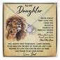 To My Daughter Gifts - Daughter Jewelry For Christmas, Thanksgiving, Birthday, Graduation, Wedding