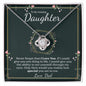 Gifts For Daughter - To My Daughter Necklace Gift