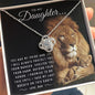 To My Daughter Gifts From Dad - Daughter Jewelry For Christmas, Thanksgiving, Birthday, Graduation, Wedding