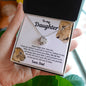 To My Daughter Gifts From Dad - Daughter Jewelry For Christmas, Thanksgiving, Birthday, Graduation, Wedding